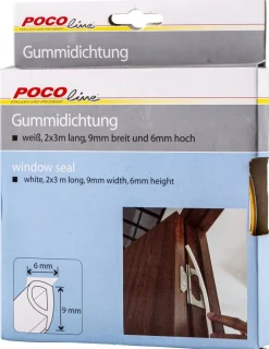 POCOline Profildichtungen weiß L: ca. 600 cm