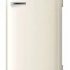 POCOline Retro Kühlschrank KS84-93ERM creme B/H/L: ca. 49x84x46 cm