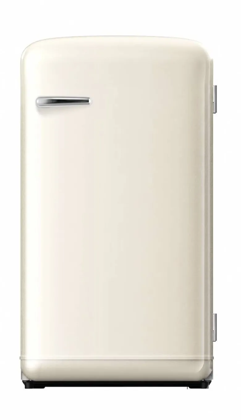 POCOline Retro Kühlschrank KS84-93ERM creme B/H/L: ca. 49x84x46 cm