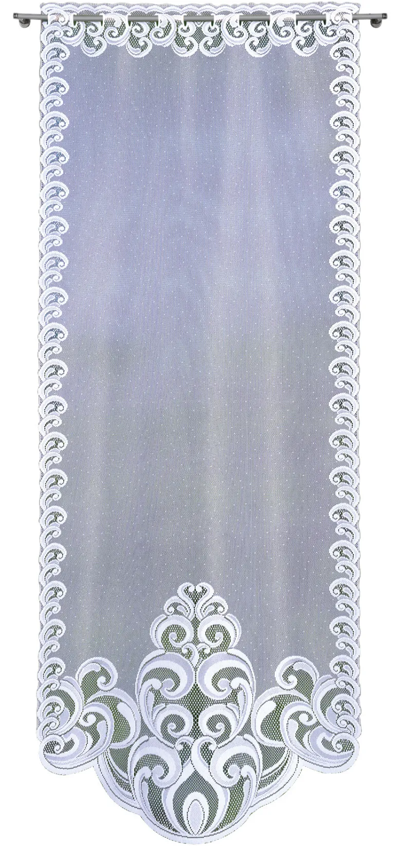 POCOline Scheibengardine Belize weiß B/L: ca. 60x160 cm