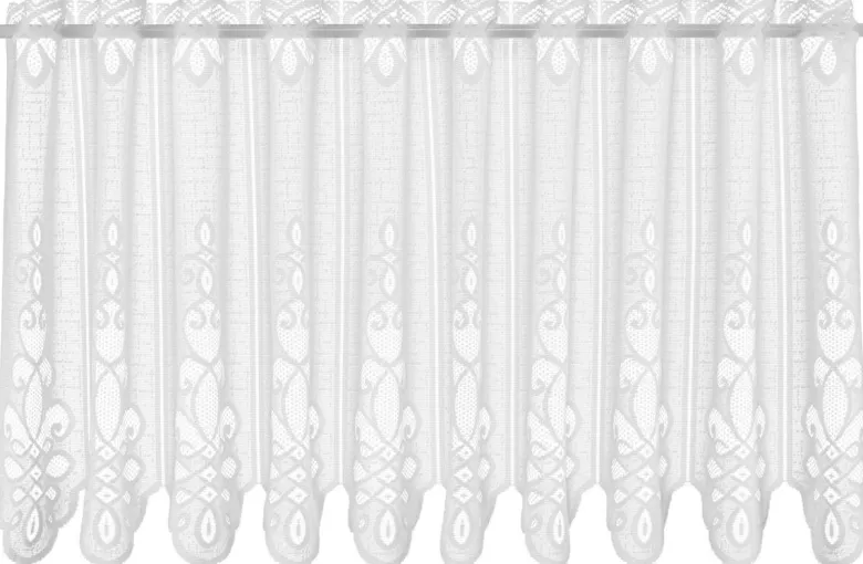 POCOline Scheibengardine Borkum weiß B/L: ca. 150x50 cm