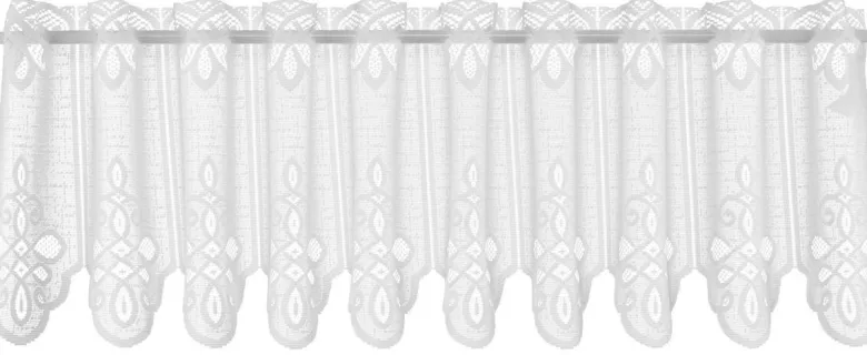 POCOline Scheibengardine Borkum weiß B/L: ca. 150x50 cm
