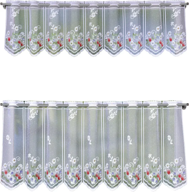 POCOline Scheibengardine Devin bunt B/L: ca. 140x45 cm