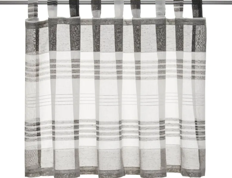 POCOline Scheibengardine Havana anthrazit B/L: ca. 140x50 cm