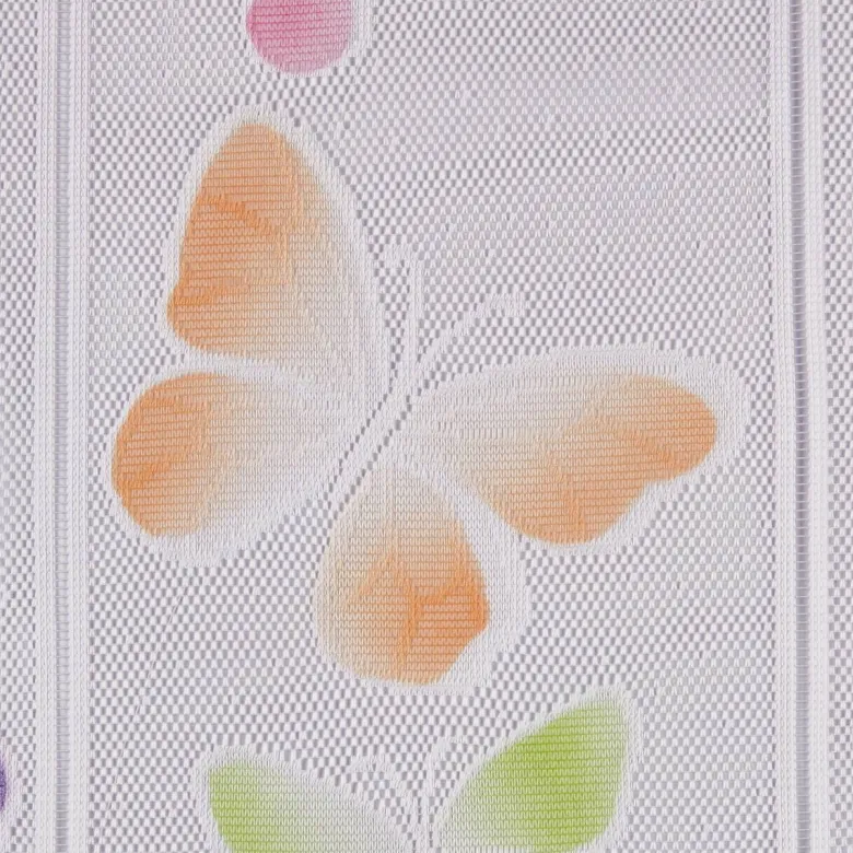 POCOline Scheibengardine Schmetterling bunt B/L: ca. 145x45 cm