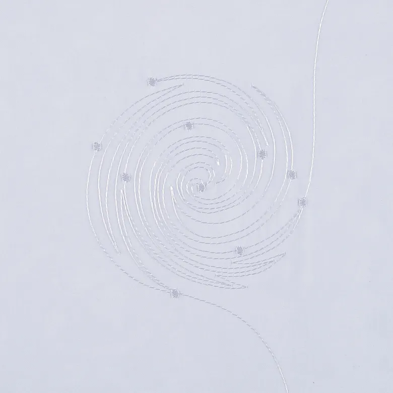 POCOline Schiebevorhang Sofia weiß B/L: ca. 60x245 cm