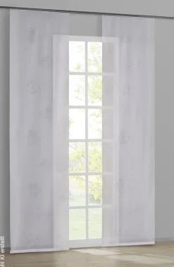 POCOline Schiebevorhang Sofia silber B/L: ca. 60x245 cm