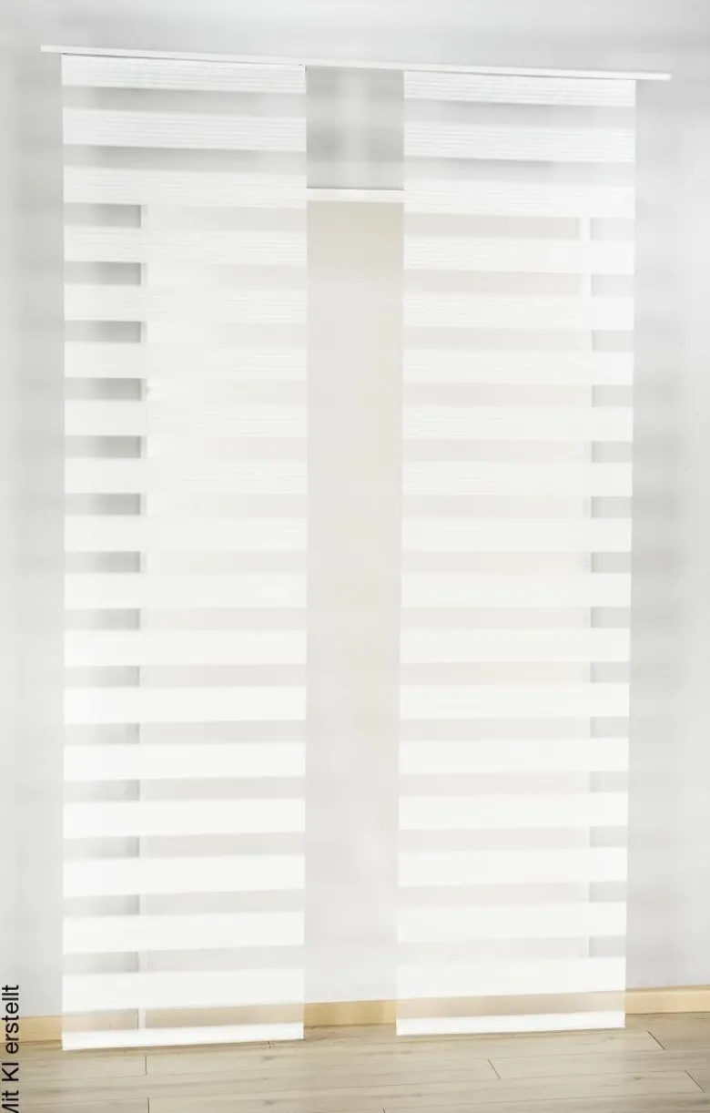 POCOline Schiebevorhang Timba weiß B/L: ca. 60x245 cm