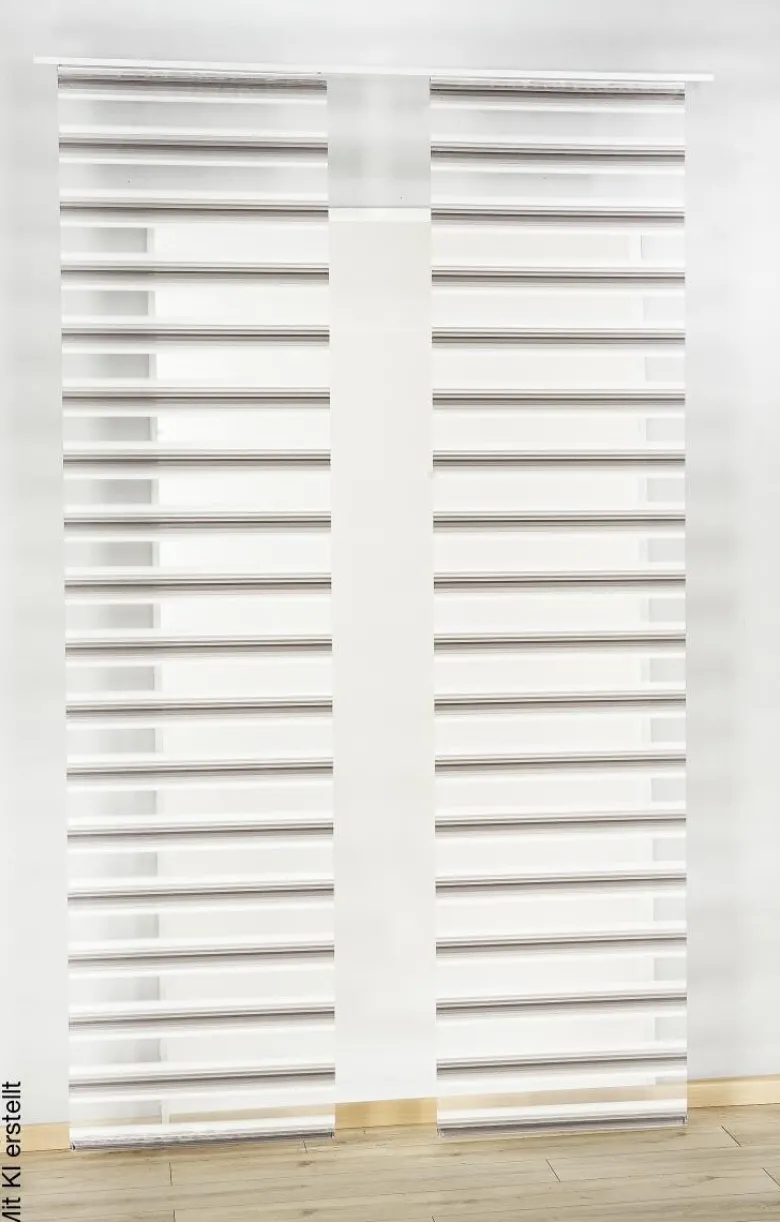 POCOline Schiebevorhang Timba grau B/L: ca. 60x245 cm