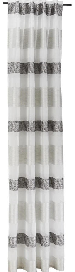 POCOline Schlaufenvorhang Dolly anthrazit B/L: ca. 140x245 cm