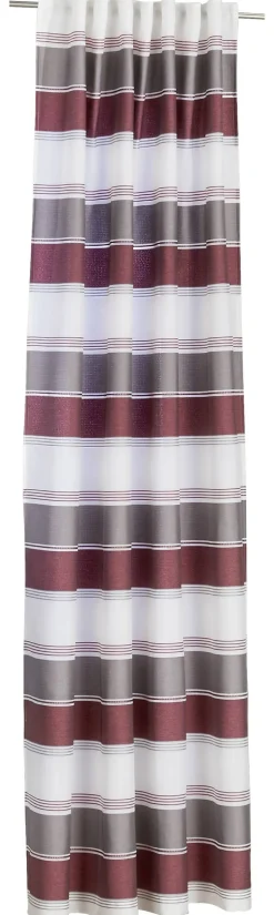 POCOline Schlaufenvorhang Nanni rot B/L: ca. 140x245 cm