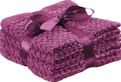 POCOline Seiftuch Popcorn beere Baumwolle B/L: ca. 30x30 cm