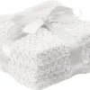 POCOline Seiftuch Popcorn weiß Baumwolle B/L: ca. 30x30 cm