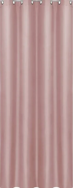POCOline Ösenvorhang Barnaby pink B/L: ca. 140x235 cm