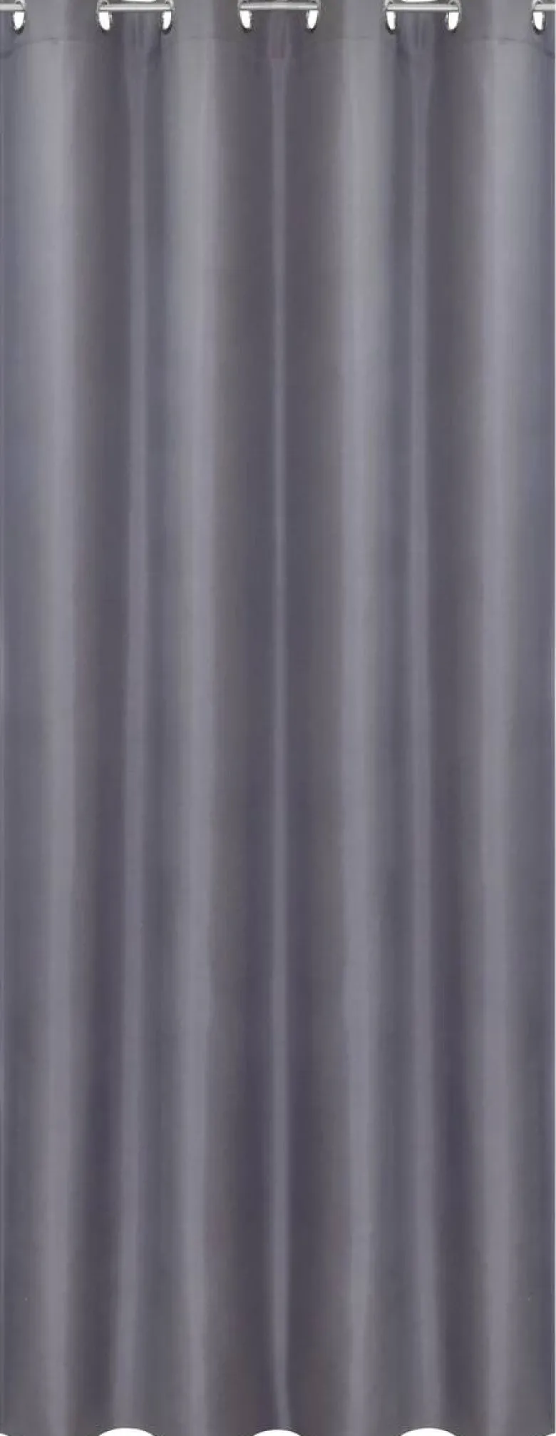 POCOline Ösenvorhang Barnaby grau B/L: ca. 140x235 cm