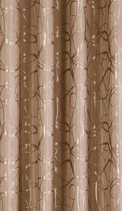 POCOline Ösenvorhang Eaton taupe B/L: ca. 140x245 cm