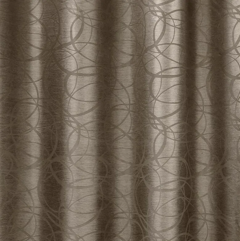 POCOline Ösenvorhang Eaton taupe B/L: ca. 140x245 cm
