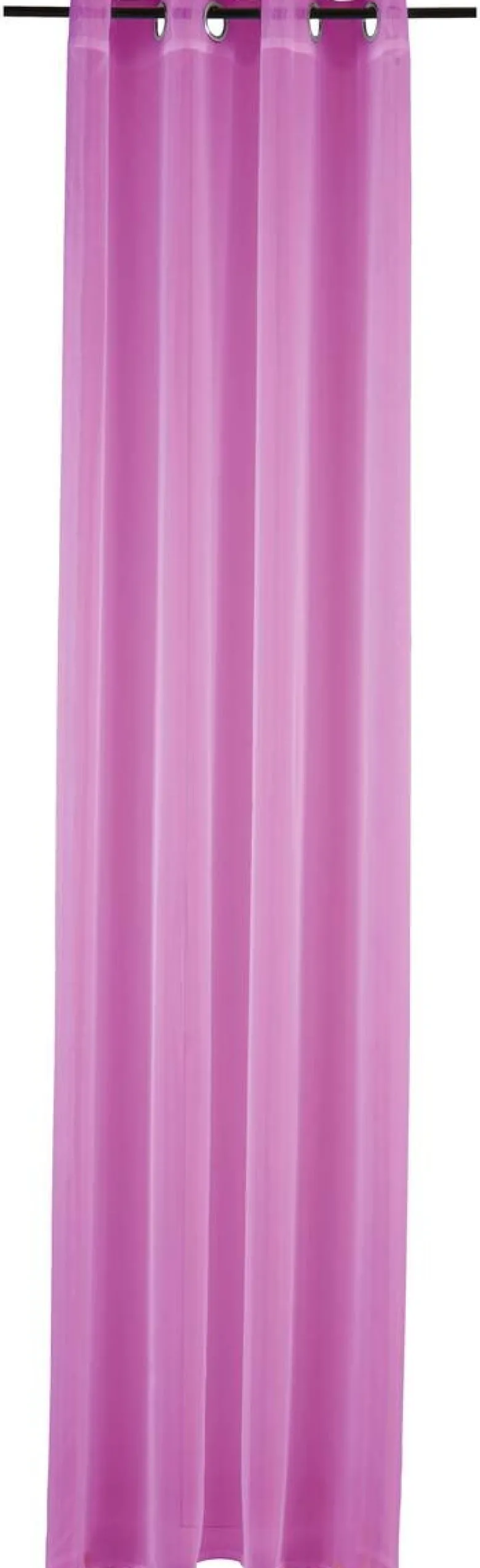 POCOline Ösenvorhang Micha pink B/L: ca. 135x235 cm