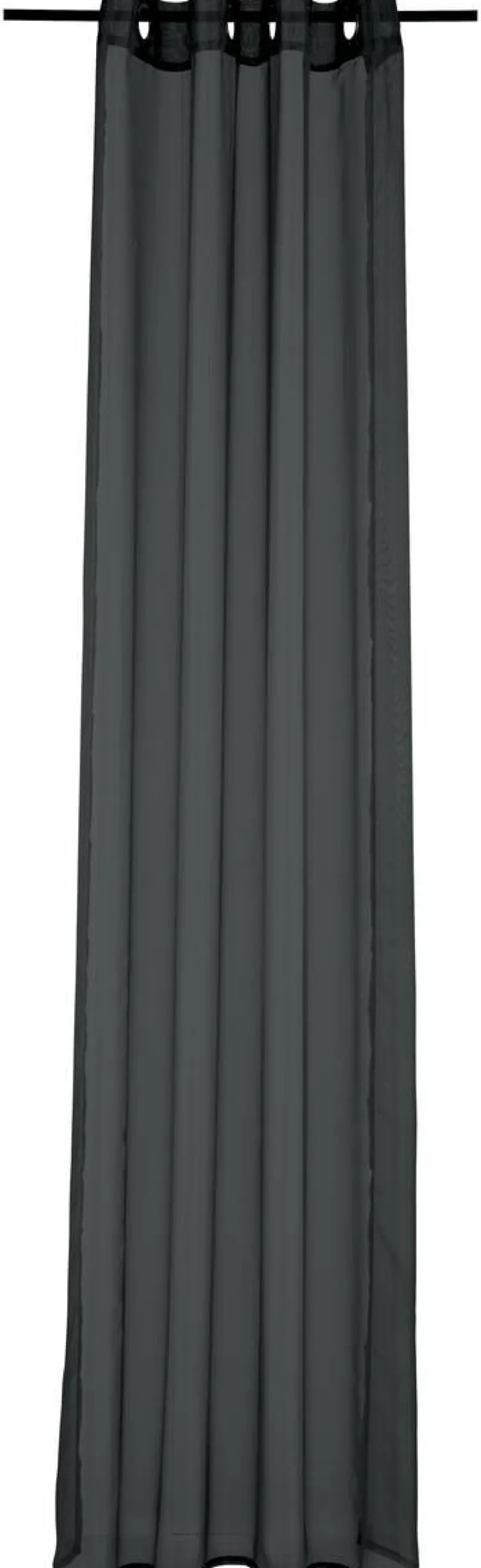 POCOline Ösenvorhang Micha schwarz B/L: ca. 135x235 cm