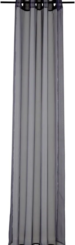 POCOline Ösenvorhang Micha silber B/L: ca. 135x235 cm