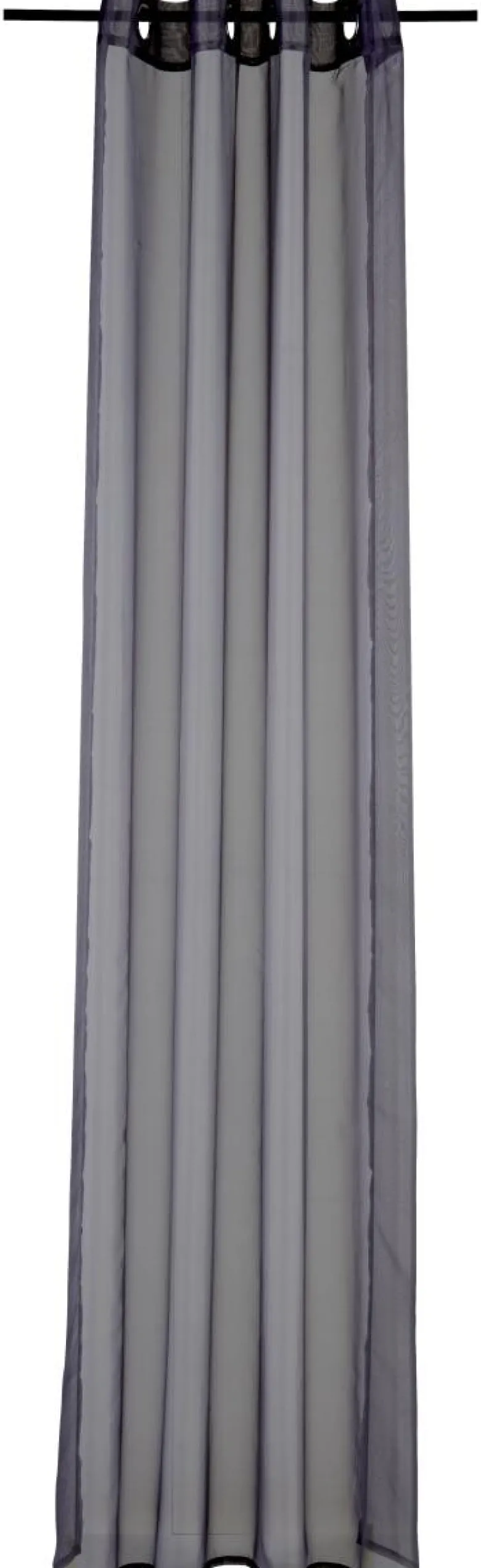 POCOline Ösenvorhang Micha silber B/L: ca. 135x235 cm