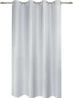 POCOline Ösenvorhang Sorrento silber B/L: ca. 140x175 cm