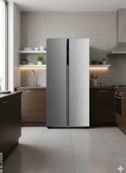 POCOline Side-by-Side SBS179-460EIXDNF Inox B/H/T: ca. 83,5x177,5x63,5 cm