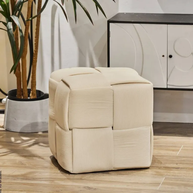 POCOline Sitzhocker beige