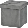 POCOline Sitzhocker grau B/H/L: ca. 38x38x38 cm