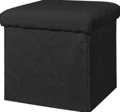 POCOline Sitzhocker schwarz B/H/L: ca. 38x38x38 cm