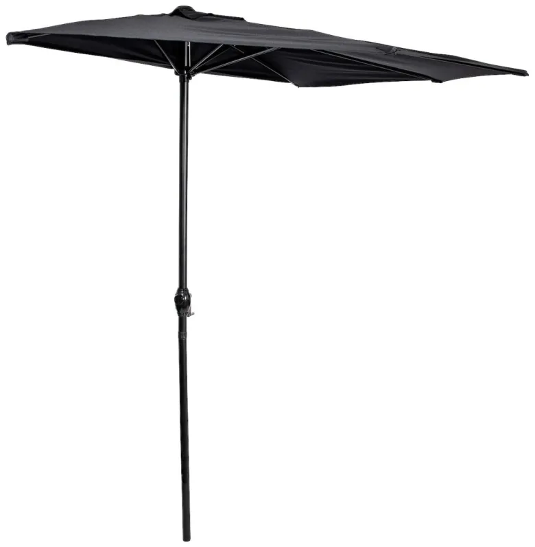 POCOline Sonnenschirm anthrazit Stahl B/L: ca. 140x270 cm