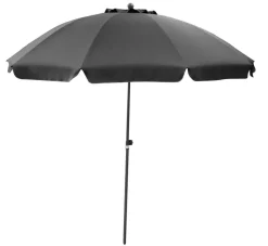 POCOline Sonnenschirm anthrazit Stahl H/D: ca. 238x250 cm