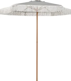 POCOline Sonnenschirm grau Stahl H/D: ca. 230x200 cm