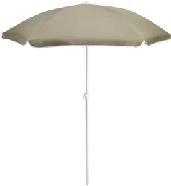POCOline Sonnenschirm taupe Stahl D: ca. 150 cm