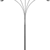 POCOline Stehlampe Akali schwarz Metall B/H: ca. 170x210 cm E14 5 Brennstellen