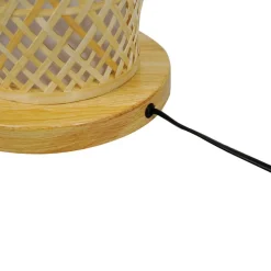 POCOline Stehlampe Amaya Bambus H/D: ca. 120x30 cm E27 1 Brennstellen