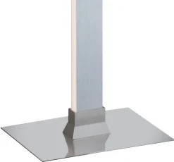 POCOline Stehlampe Camille Aluminium Metall B/H/L: ca. 25x150x25 cm