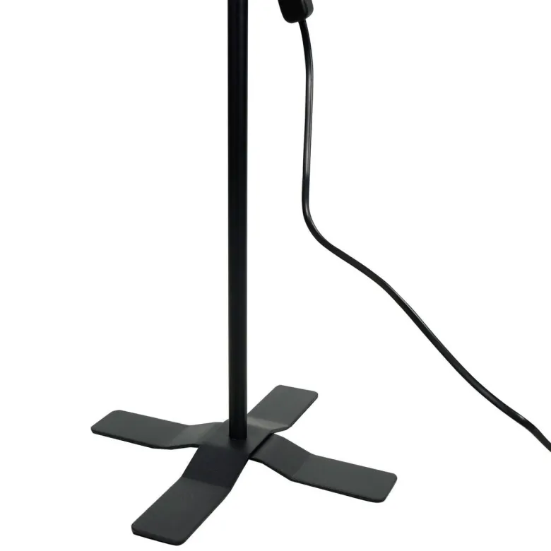 POCOline Stehlampe Zero schwarz Kunststoff Metall H/D: ca. 143x28 cm E27 1 Brennstellen