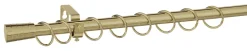 POCOline Stilgarnituren Kappe Chrom Metall D: ca. 1,9 cm ausziehbar von ca. 130 bis 240 cm 1.0 Läufe