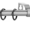 POCOline Stilgarnituren Kringel anthrazit Metall D: ca. 1,6 cm ausziehbar von ca. 130 bis 240 cm 1.0 Läufe