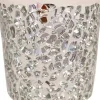 POCOline Teelichthalter silber Glas