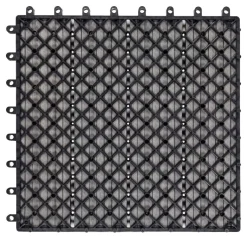 POCOline Terrassenfliese WPC, 6 Stück im Paket grau B/L: ca. 30x30 cm