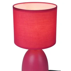 POCOline Tischleuchte Kushi pink Keramik B/H/L: ca. 15x27x15 cm E14 1 Brennstellen