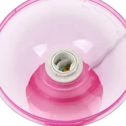 POCOline Tischleuchte Sveta pink Kunststoff H: ca. 24 cm E14 1 Brennstellen