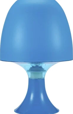 POCOline Tischleuchte Sveta blau Kunststoff H: ca. 24 cm E14 1 Brennstellen