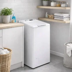 POCOline Toplader-Waschmaschine WV75AW13 weiß B/H/T: ca. 40x87,5x61 cm ca. 75 kg