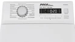 POCOline Toplader-Waschmaschine WV75AW13 weiß B/H/T: ca. 40x87,5x61 cm ca. 75 kg