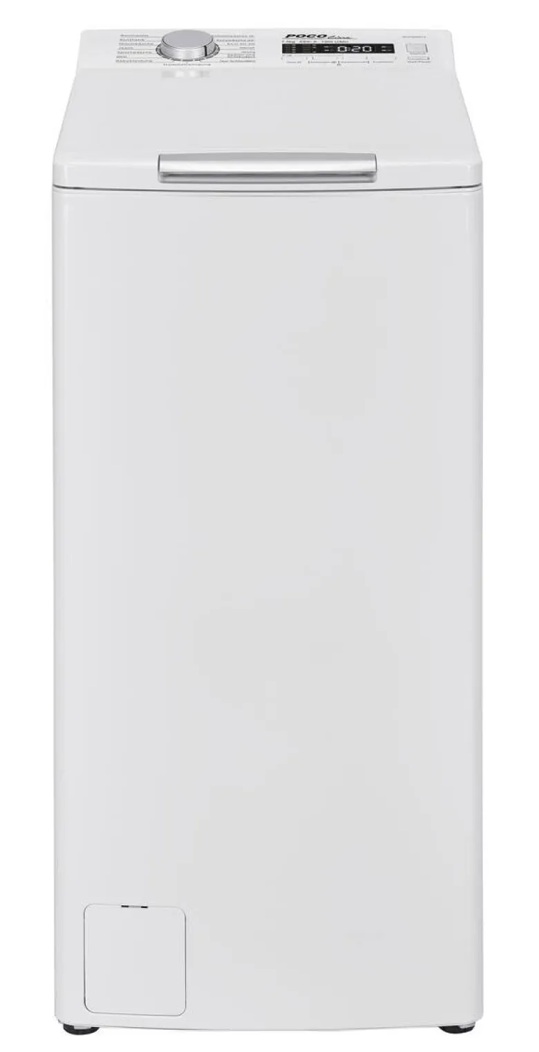 POCOline Toplader-Waschmaschine WV75AW13 weiß B/H/T: ca. 40x87,5x61 cm ca. 75 kg