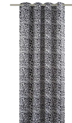 POCOline Verdunklungsvorhang Leo grau B/L: ca. 135x245 cm
