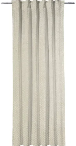 POCOline Verdunklungsvorhang Pia silber B/L: ca. 140x245 cm